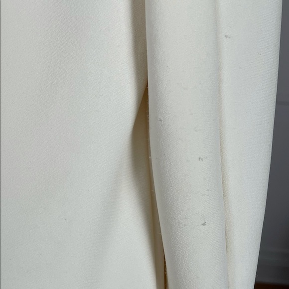 DKNY designer brand cream coat knee length size 8 - Picture 15 of 17